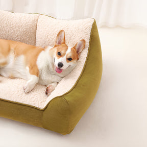 Almofadas duplas calmantes para vários animais de estimação, quentes e aconchegantes, sofá-cama para cães e gatos