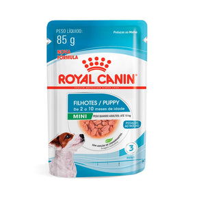 Ração Úmida Royal Canin Mini Puppy para Cães Filhotes de Porte Pequeno 85g