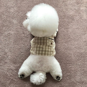Pijama Xadrez Pet Brie